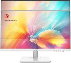 Монитор MSI 23.8" Modern MD2412PW белый IPS LED 1ms 16:9 HDMI M/M матовая HAS Piv 300cd 178гр/178гр 1920x1080 100Hz FreeSync FHD USB 4.65кг