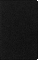 Блокнот Moleskine CAHIER JOURNAL QP316 Large 130х210мм обложка картон 80стр. линейка черный (3шт)