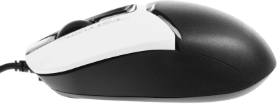 Мышь A4Tech Fstyler FM12S Panda белый/черный оптическая 1200dpi silent USB 3but