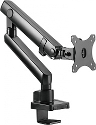 Кронштейн для мониторов Ultramounts UM709 черный 17"-32" макс.8кг крепление к столешнице поворот и наклон