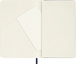 Блокнот Moleskine CLASSIC SOFT QP611B20 Pocket 90x140мм 192стр. линейка мягкая обложка синий сапфир