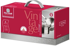Ковш Rondell Vintage RDS-345 1.5л. d=16см (с крышкой) стальной