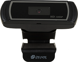 Камера Web Оклик OK-C013FH черный 2Mpix (1920x1080) USB2.0 с микрофоном