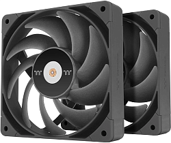 Вентилятор Thermaltake TOUGHFAN 12 Pro 120x120x25mm черный 4-pin 22.6dB Ret (CL-F159-PL12BL-A)
