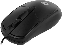 Мышь Defender Trace MB-989 черный оптическая 1000dpi USB 2but (52989)