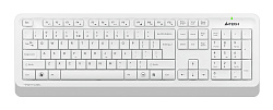 Клавиатура + мышь A4Tech Fstyler FG1010S клав:белый/серый мышь:белый/серый USB беспроводная Multimedia (FG1010S WHITE)