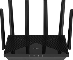 Роутер беспроводной Cudy WR6500 BE6500 10/100/1000BASE-T черный