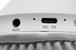 Наушники мониторные A4Tech 2Drumtek BH300 1м белый/серый беспроводные bluetooth оголовье (BH300 GRAYISH WHITE)