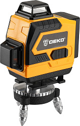Уровень лазер. Deko DKLL16 & tripod 1 m 2кл.лаз. 520нм цв.луч. зеленый 16луч. (065-0233)