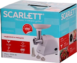Мясорубка Scarlett SC-MG45S74 2000Вт белый