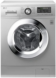 Стиральная машина LG F1296TD4 класс: A загр.фронтальная макс.:8кг серебристый инвертор