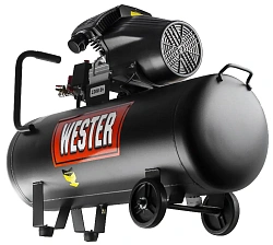 Компрессор поршневой Wester WK2200/100PRO масляный 330л/мин 100л 2200Вт черный