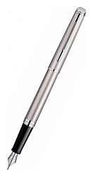 Ручка перьев. Waterman Hemisphere (S0920410) Steel CT F сталь нержавеющая подар.кор.