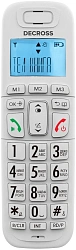 Р/Телефон Dect Decross DC1014 белый АОН