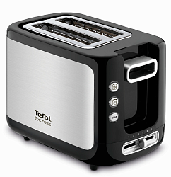 Тостер Tefal Express Metal TT365031 850Вт серебристый/черный