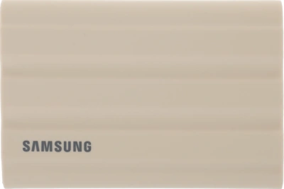 Накопитель SSD Samsung Original USB-C 2Tb MU-PE2T0K/WW Shield T7 1.8" бежевый