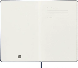 Еженедельник Moleskine ACADEMIC WKNT Large 130х210мм датир.18мес 208стр. синий сапфир