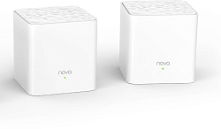 Роутер беспроводной Tenda NOVA MW3 (MW3(2-PACK)) AC1200 10/100BASE-TX белый (упак.:2шт)