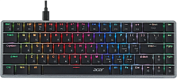 Клавиатура Acer OKW302 механическая серебристый USB Multimedia for gamer для ноутбука LED (ZL.KBDCC.01C)