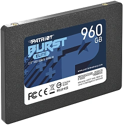 Накопитель SSD Patriot SATA-III 960GB PBE960GS25SSDR Burst Elite 2.5"