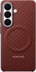 Чехол (клип-кейс) Samsung для Samsung Galaxy S26 Carbon Magnet Case with MagSafe коралловый (EF-KS942SREGRU)