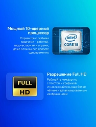 Ноутбук Asus Vivobook 17 X1704VA-AU853 Core 5 120U 16Gb SSD512Gb Intel Graphics 17.3" IPS FHD (1920x1080) без ОС blue WiFi BT Cam (90NB13X2-M00AT0)