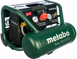 Компрессор поршневой Metabo Power 180-5 W OF безмасляный 160л/мин 5л 1.1Вт зеленый