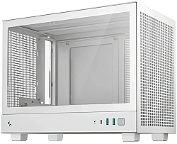 Корпус Deepcool CH160 белый без БП miniITX 7x120mm 1xUSB3.0 audio bott PSU