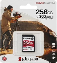 Флеш карта SDXC 256GB Kingston SDR2/256GB Canvas React Plus w/o adapter