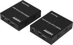 Набор адаптеров аудио-видео Premier 5-877-2 HDMI (f)/RJ45 черный