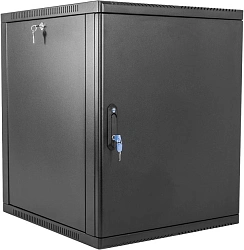 Шкаф коммутационный ЦМО (ШРН-6.350.1-9005) настенный 6U 600x350мм пер.дв.металл 200кг черный 300мм 10кг 180град. 346мм IP20 металл