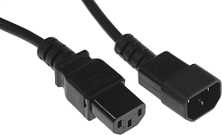 Шнур питания Lanmaster LAN-PP13/14-10-BK C13-С14 проводник.:3x0.75мм2 10м 220В 10А черный