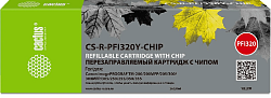 Картридж перезаправляемый струйный Cactus CS-R-PFI320Y-CHIP PFI-320Y желтый (260мл) для Canon imagePrograf TM-200/200MFP/205/300/300MFP/305/250/255/350/355 с чипом