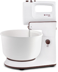 Миксер стационарный Vitek VT-1416 W 700Вт белый/коричневый