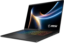 Ноутбук MSI Stealth 16 AI+ B3WI-012RU Core Ultra 9 386H 32Gb SSD1Tb NVIDIA GeForce RTX5080 16Gb 16" OLED QHD+ (2560x1600) Windows 11 Home black WiFi BT Cam (9S7-263111-012)