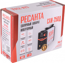 Сварочный аппарат Ресанта САИ-250Д инвертор ММА/TIG 9.5кВт