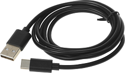 Кабель Buro USB-TC-1.2B2A USB (m)-USB Type-C (m) 1.2м черный