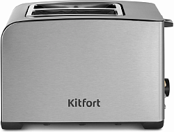 Тостер Kitfort КТ-6204 850Вт нержавеющая сталь/черный