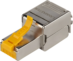 Коннектор Lanmaster LAN-TMP-S6A полев.RJ45 кат.6A STP бел.