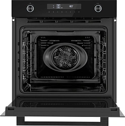 Духовой шкаф Электрический Weissgauff EOM 741 PDB Black Edition черный