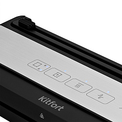 Вакуумный упаковщик Kitfort КТ-1533 110Вт 0.65Бар шир.пак.:29см черный/серебристый
