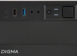Корпус Digma DCC-MN302 черный без БП mATX 1x80mm 2x120mm 1xUSB2.0 1xUSB3.0 audio