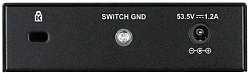 Коммутатор D-Link DGS-1005P DGS-1005P/B3A (L2) 5x1Гбит/с 4PoE 60W неуправляемый