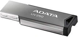 Флеш Диск A-Data 32Gb UV250 AUV250-32G-RBK USB2.0 серебристый