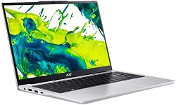 Ноутбук Acer Aspire Lite AL15-53P-722Q Core i7 1355U 16Gb SSD512Gb Intel Iris Xe graphics 15.6" IPS FHD (1920x1080) без ОС silver WiFi BT Cam 5100mAh (NX.DGCCD.002)