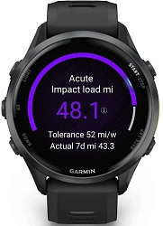 Смарт-часы Garmin Forerunner 970 47мм 1.4" AMOLED корп.черный рем.черный (010-02969-10)