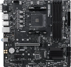 Материнская плата MSI PRO B550M-P Soc-AM4 AMD B550 4xDDR4 mATX AC`97 8ch(7.1) GbLAN RAID+VGA+HDMI+DP
