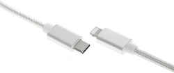 Кабель Cactus CS-LG.USB.C-1 USB Type-C (m)-Lightning (m) 1м белый блистер