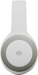 Гарнитура накладные Digma BT-15 белый/серый беспроводные bluetooth оголовье (BT-15W)