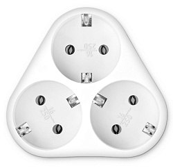 Сетевой разветвитель Buro BU-PS3VG-W (3 розетки) белый (пакет ПЭ)